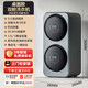 KANGYAN壁掛式雙桶艙倉(cāng)內(nèi)衣褲專用洗衣機(jī)迷你小型全自動(dòng)洗烘一體洗襪子機(jī)懶人洗衣機(jī)洗襪子神器 【鈦合灰】雙桶太空艙【桌面款】不銹鋼滾筒丨洗烘一體