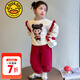 G.DUCKKIDS小黃鴨童裝哪吒衣服女童套裝春秋2025新款洋氣小女孩兒童衛(wèi)衣套裝 圖片色 100 建議2~3歲【 90-100cm】cm