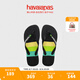 havaianas哈唯納Brasil Tech 海邊人字拖外穿拖鞋男士夏沙灘涼拖 1069-墨黑色 43-44 巴西碼