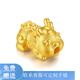 羅威寶格3d硬金足金999貔貅寶寶黃金轉運珠女DIY配件手繩男送女友生日禮物 貔貅寶寶約0.25g支持多退少補
