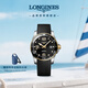 浪琴（LONGINES）瑞士手表 康卡斯?jié)撍盗?機(jī)械橡膠男表L37813569