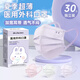 初醫(yī)生醫(yī)用外科口罩夏季薄款成人一次性防護(hù)防塵獨(dú)立包裝30只鋼印小兔