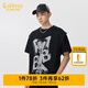卡賓（CABBEEN）卡賓男裝兔子提花線衫22冬新款寬松針織衫W3231106001 煤黑色01 M /170/48