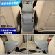 萊跡通用型汽車(chē)扶手箱車(chē)載儲物盒多功能可調節寬度改裝配件中央手扶箱 灰色 普通單層伸縮款