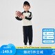 巴拉巴拉童裝兒童套裝男童女童長(zhǎng)袖春秋季2025寶寶翻領(lǐng)衛(wèi)衣潮208125104204