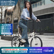 大行（DAHON）D6折疊自行車20英寸6速入門級折疊車成人學生通勤休閑單車KBC061 白色