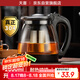 天喜（TIANXI）泡茶壺耐熱大容量玻璃茶壺加厚茶具茶水分離壺大容量泡茶器2000ml