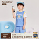 PawinPaw卡通小熊童裝2024年夏季新款男寶大童-上下套裝