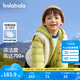 巴拉巴拉（BALABALA）童裝兒童羽絨服兩件套男童女童寶寶冬裝連帽外套 綠白色調(diào)00341 110 充絨量35g