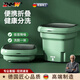 ZNMW德國品質(zhì)折疊內(nèi)衣洗衣機帶脫水迷你小型內(nèi)衣褲半全自動洗襪子內(nèi)褲 8L綠色 無刷電機+瀝水籃+排水管+洗脫一體