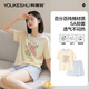 有棵樹(shù)【5A級(jí)抑菌】睡衣女夏季100%純棉短袖短褲女士家居服套裝25年新品