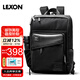 樂(lè )上（LEXON）電腦包雙肩包15.6/16英寸筆記本商務(wù)大容量旅行男士背包書(shū)包黑色