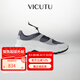 威可多（VICUTU）男士休閑鞋時(shí)尚簡(jiǎn)約舒適輕便商務(wù)通勤休閑百搭休閑鞋 白色+灰色 41