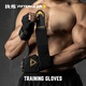 FITTER GEAR執煉健身手套男防起繭運動(dòng)帶護腕一體專(zhuān)業(yè)擼鐵半指防滑單杠訓練 黑金(旗艦帶腕款) L (手掌寬度8.3-9.2cm)