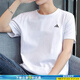 阿迪達(dá)斯（adidas）短袖T恤男 25夏季新款休閑基礎(chǔ)款健身透氣寬松圓領(lǐng)運(yùn)動(dòng)服上衣 白色-快干透氣/寬松休閑 M （175/96A）
