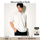 ABERCROMBIE & FITCH【重磅亨利衫】男裝25夏季經(jīng)典小麋鹿寬松短袖T恤KI124-5188 白色 M (180/100A)