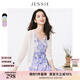 JESSIE簡(jiǎn)約V領(lǐng)七分袖單排扣針織空調(diào)開衫2024春新款 白色 L