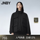 江南布衣（JNBY）秋冬羽絨服女短款工裝風(fēng)外套街頭酷感寬松休閑立領(lǐng)5NAC10440 001/本黑 XS