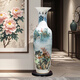 晟煦鴻運當頭景德鎮陶瓷器仿古手繪山水落地大花瓶客廳擺件開(kāi)業(yè)送禮 手繪鴻運當頭蓮子瓶一個(gè) 140cm