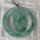緬甸冰種飄花翡翠手鐲緬甸冰透水潤(rùn)圓條玉鐲翡翠處理葉子吊墜套裝 57尺寸手鐲單個(gè)帶禮盒