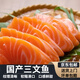 國產(chǎn)三文魚切片切段新鮮現(xiàn)切冰鮮刺身肉海鮮生魚片 三文魚切片    400g*1盒