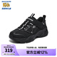 Skechers斯凱奇商場(chǎng)同款熊貓鞋老爹鞋男大童運(yùn)動(dòng)鞋春秋季兒童鞋405210L 黑色/BLK 33