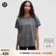 lululemon丨All Yours 女士棉混紡 T 恤 *Wash LW3IRES 瀝青灰星際灰黑水洗云紋 L