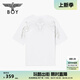 BOY LONDON【荷魯斯之眼】短袖三鷹翅膀印花潮酷T恤N01052 白色 M
