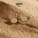 APM MonacoSoleil金色耳釘前衛(wèi)設(shè)計(jì)時(shí)尚個(gè)性耳飾生日送女友七夕禮物 Soleil耳釘(滿額享E卡)