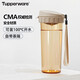 特百惠（Tupperware）茶韻500ML塑料杯男女士學(xué)生夏季運(yùn)動水杯子便攜七夕送禮 奶茶棕