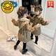 G.DUCKKIDS女童棉服2025年新款冬裝洋氣兒童棉衣中大兒童棉襖外套冬季派克服 高品質(zhì)派克服卡其色 140 碼建議身高130CM