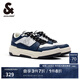 杰克·瓊斯（JACK&JONES）春季新款舒適耐磨撞色拼接經(jīng)典厚底立體壓紋休閑鞋男鞋2251C8004 E39藍灰色 單層 40