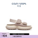 COZY STEPS可至女士春夏輕氧系列回彈氧氣鞋魔術(shù)貼厚底女式?jīng)鲂闲?暖意灰白 37