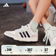 adidas ENTRAP休閑低幫運動板鞋男女少年感復古籃球鞋阿迪達斯 白色/黑色/礬土棕     38