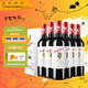 皇冠袋鼠智利進(jìn)口紅酒西拉13.5度干紅葡萄酒750ml*6瓶整箱裝送禮