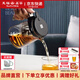 彼物天福靜謐飄逸杯過濾泡茶壺 高硼硅耐熱玻璃茶壺內(nèi)膽懶人功夫茶具 靜謐飄逸壺-不銹鋼把手 550ml