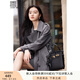 香影高級感灰色風(fēng)衣女春秋2025新款氣質(zhì)英倫風(fēng)雙排扣寬松中長外套 灰色 M