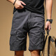 季言男士短褲2025新款今年流行爆款 夏季潮流休閑外穿美式工裝五分褲 深灰色 34