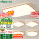 雷士（NVC）LED吸頂燈客廳餐廳臥室侘寂新中式原木套餐WHXD118W/F-03包安裝