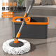五月花拖把家用一拖凈免手洗2025免手洗旋轉拖把桶拖布懶人拖地神器墩布 懸浮省力/減速盤(pán)/鋼藍/2頭/A55