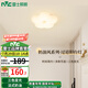 雷士（NVC）LED奶油風(fēng)兒童房臥室吸頂燈走廊過道玄關(guān)燈陽臺燈照明燈具燈飾 22W分段調(diào)光奶油花朵玄關(guān)燈