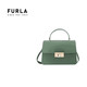 芙拉（FURLA）VENERE系列女士牛皮單肩手提包 百里香綠【新年禮物】