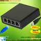 GRIS 電腦USB3.0轉4口千兆網(wǎng)卡臺式機筆記本1000M以太網(wǎng)適配器RTL8153B群暉軟路由匯聚ESXI瑞昱Realtek8153芯片 4口 千兆網(wǎng)卡