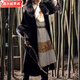 凌卡戚魏無(wú)羨異域cos服甲胄漢服帥氣古風(fēng)假發(fā)男cos服二次漫展交領(lǐng)長(zhǎng)衫 單獨(dú)加絨外衣(均碼) S