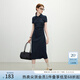 范思藍(lán)恩天才少女學(xué)院風(fēng)polo連衣裙女2025夏新款長(zhǎng)款收腰裙子2179 藏青色 M