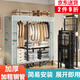 蝸家免安裝折疊衣柜出租房簡易衣柜宿舍衣服柜雙人布衣柜大號臥室衣柜 熱氣球【折疊款-長130cm】