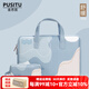 普思圖（PUSITU）電腦包女高顏值手提筆記本包適用蘋(píng)果電腦保護套適用華為聯(lián)想小新 莫蘭迪色系-舒緩+配件收納包 14寸