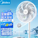 美的（Midea）空氣循環(huán)扇電風(fēng)扇家用落地扇輕音節能大風(fēng)量臥室立式循環(huán)落地風(fēng)扇 SAE35CA 強勁遠風(fēng)落地扇