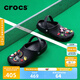 crocs卡駱馳檀健次同款經(jīng)典洞洞鞋男沙灘鞋戶外沙灘包頭拖鞋女鞋|10001 黑色-001 41 /42(260mm)