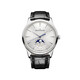 積家（Jaeger）大師系列 瑞士手表 皮帶白盤 月相男表 39mm 1368430